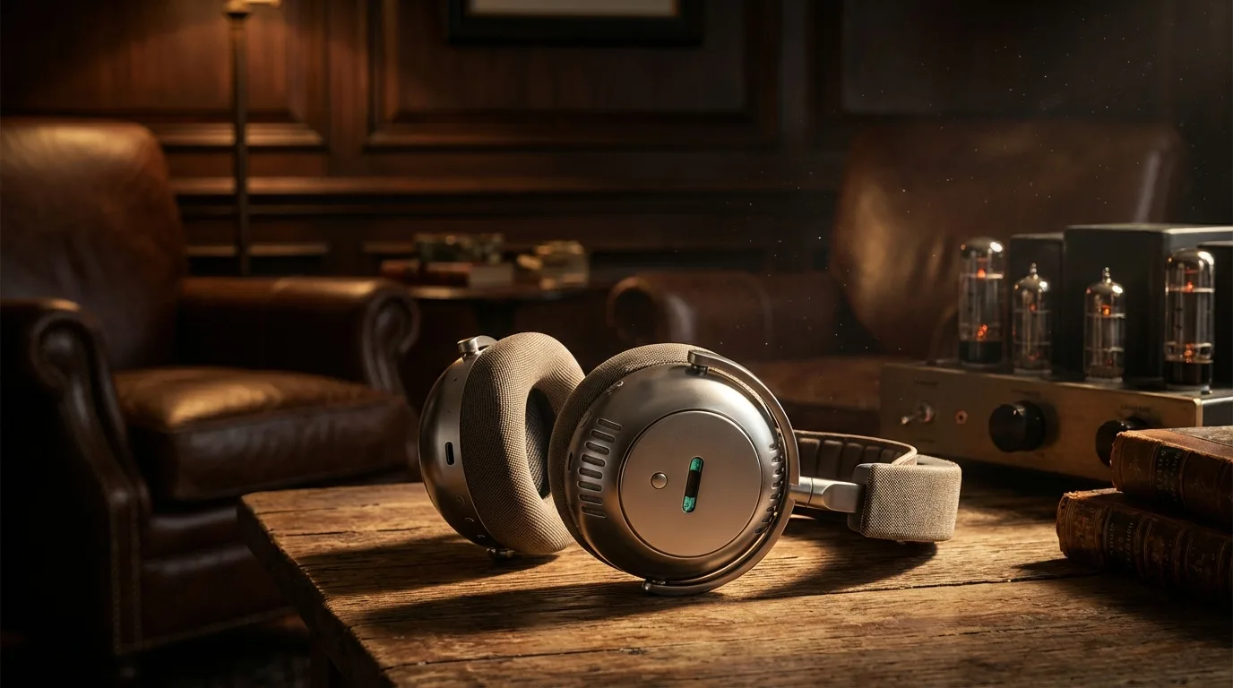 Ecoute TH2 vacuum tube headphones front view