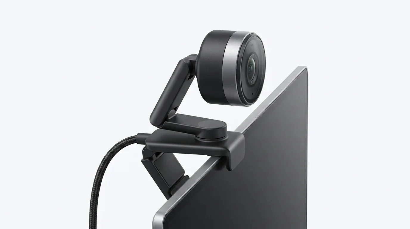 Insta360 Link 2 Pro side view showing mounting mechanism