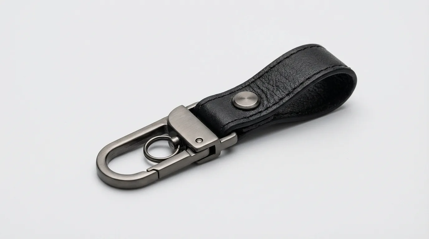 KESTAR keychain detail shot showing clasp mechanism