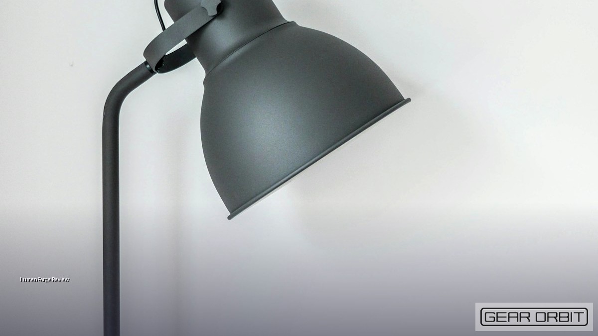 LumenForge - CNC-machined aluminum desk lamp with premium lighting