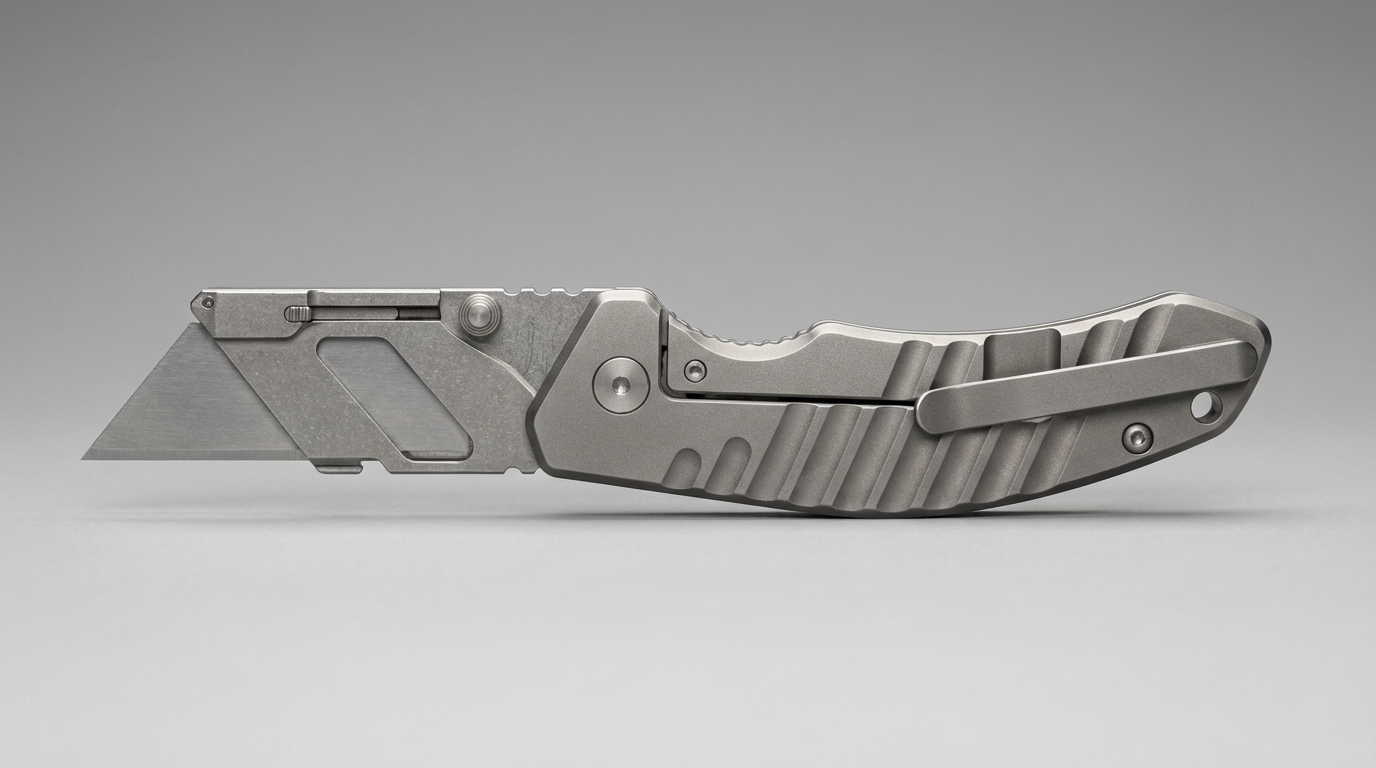 Side profile showing ONAMI blade deployment and ergonomic design