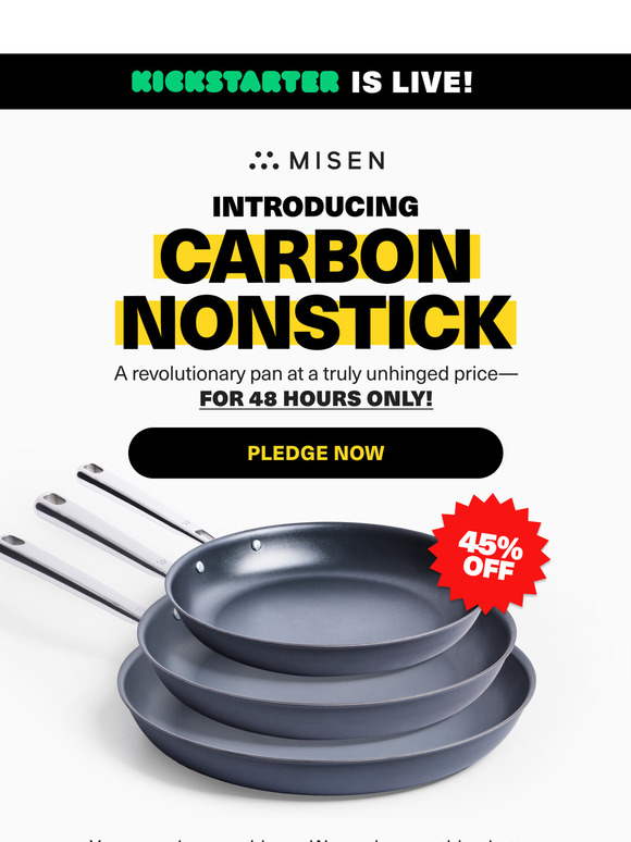 Misen Carbon Nonstick Pan