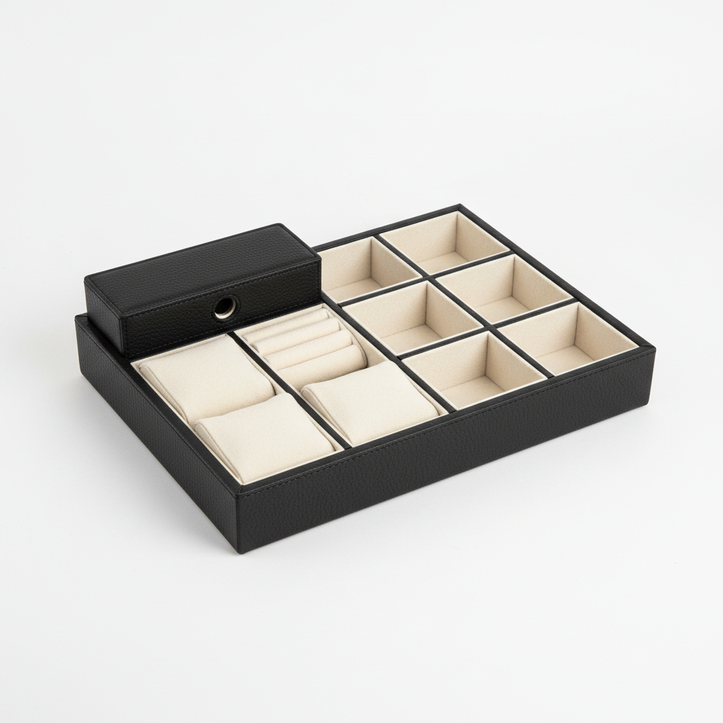 Decorebay Luxury Leather Valet Tray